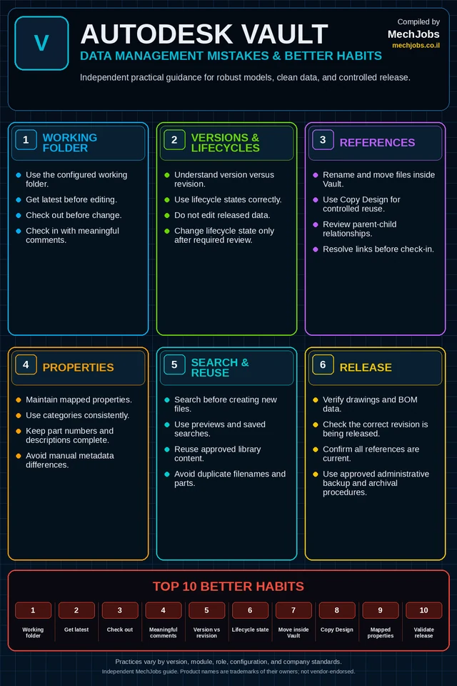Autodesk Vault — Common Mistakes & Better Habits
