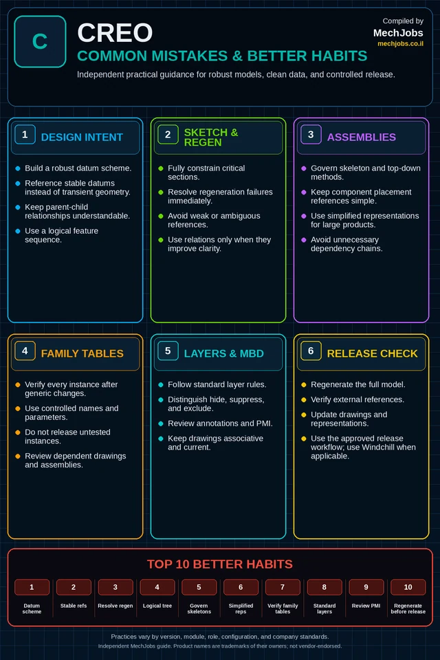 Creo — Common Mistakes & Better Habits