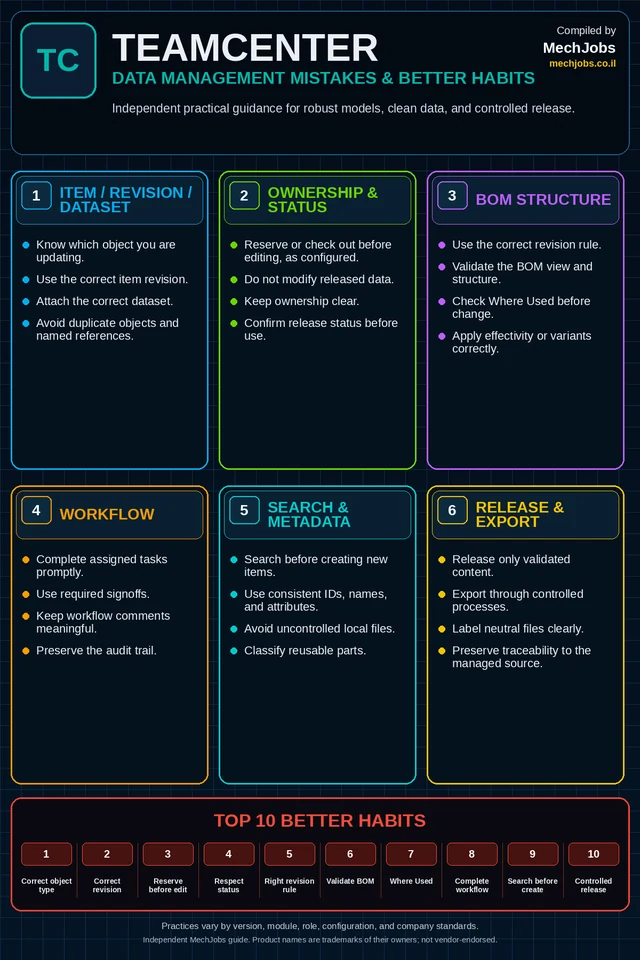Teamcenter — Common Mistakes & Better Habits